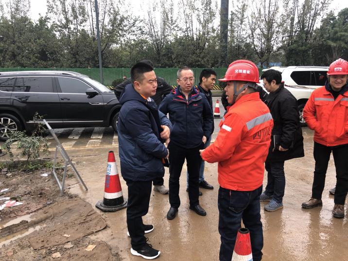 成都市交通局调研成绵扩容项目